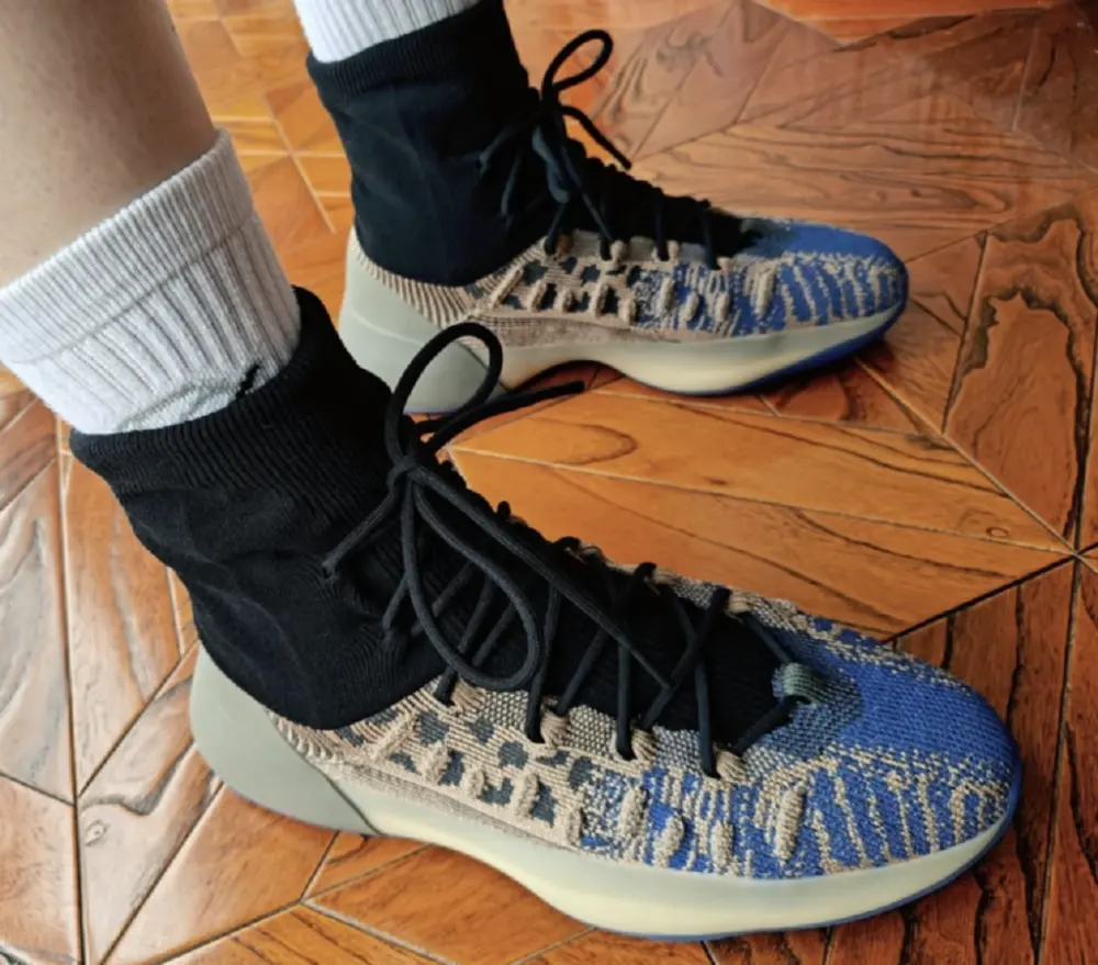 Alternative view of Giày Adidas Yeezy Basketball Knit ‘Slate Azure’ HP5613