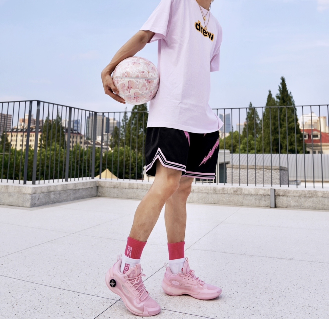 Giày LiNing Way of Wade 10 Low 'Cherry Blossom' ABAS083-3 - Ảnh 6