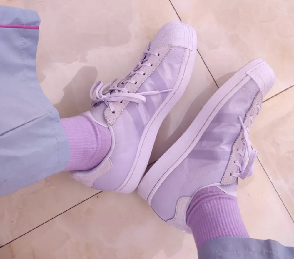 Giày Adidas Superstar 'Purple' FZ5216 - Ảnh 3