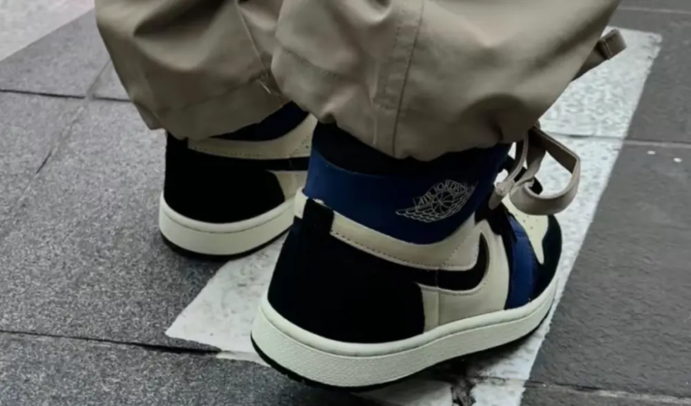 Giày Nike Air Jordan 1 High 'Muslin Blackened Blue' DV1305-104 - Ảnh 5