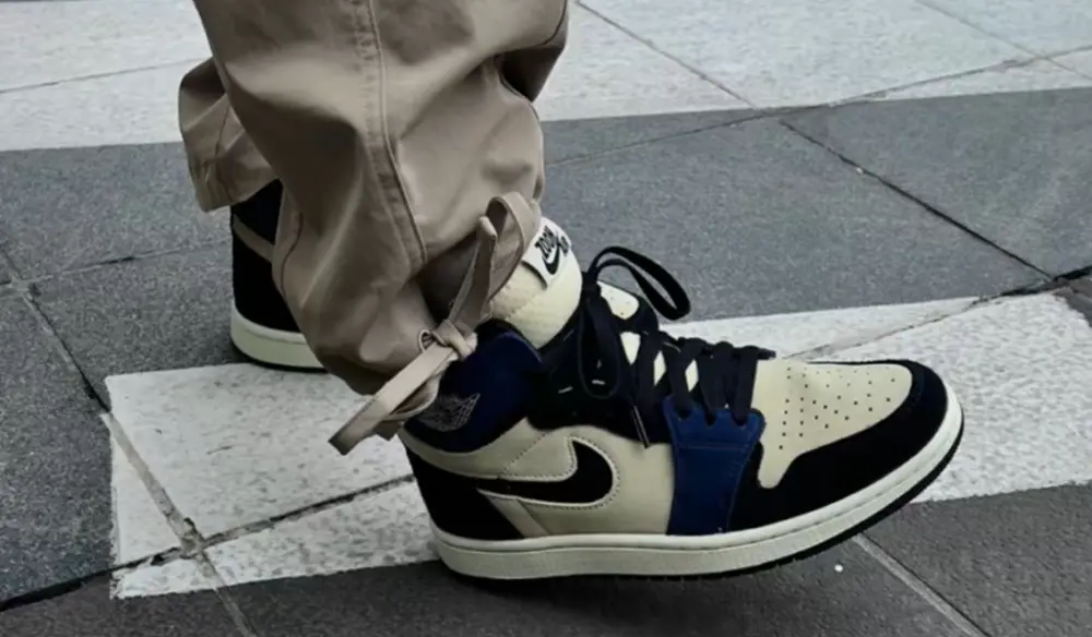 Giày Nike Air Jordan 1 High 'Muslin Blackened Blue' DV1305-104 - Ảnh 6