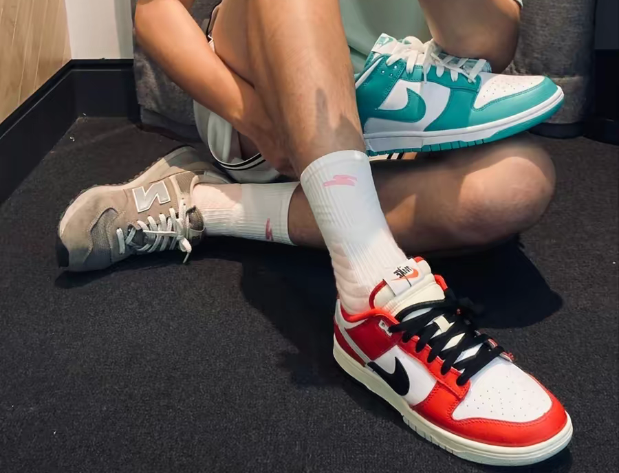 Giày Nike Dunk Low ' University Red Black' DZ2536-600 - Ảnh 3