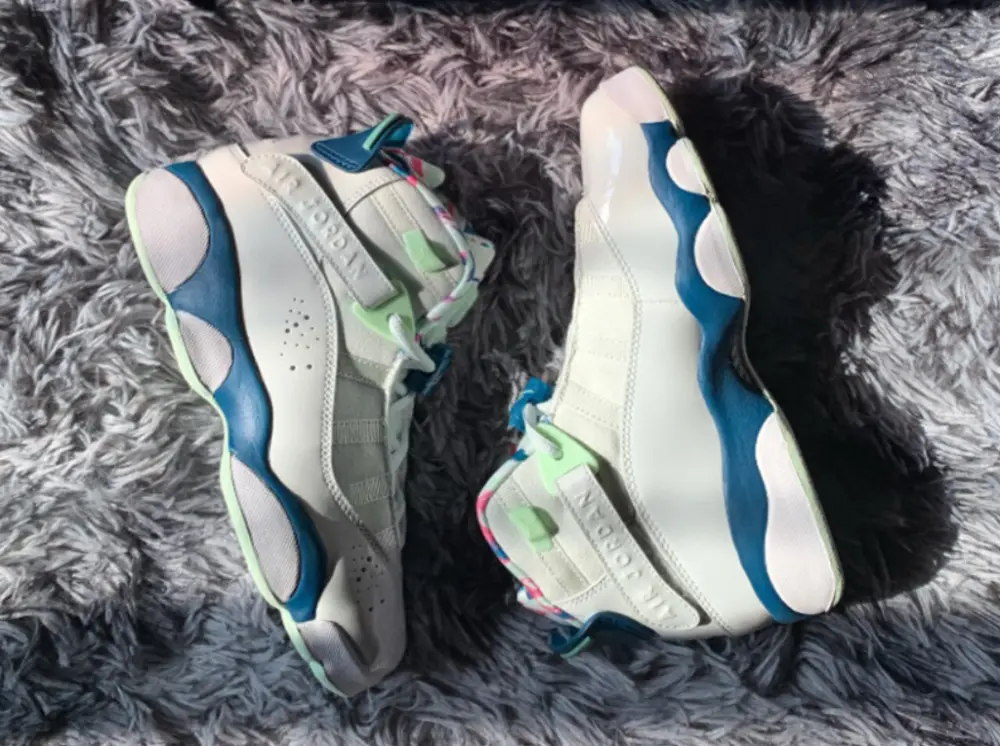 Giày Nike Air Jordan 6 Rings GS 'Green Abyss' 323399-003 - Ảnh 5