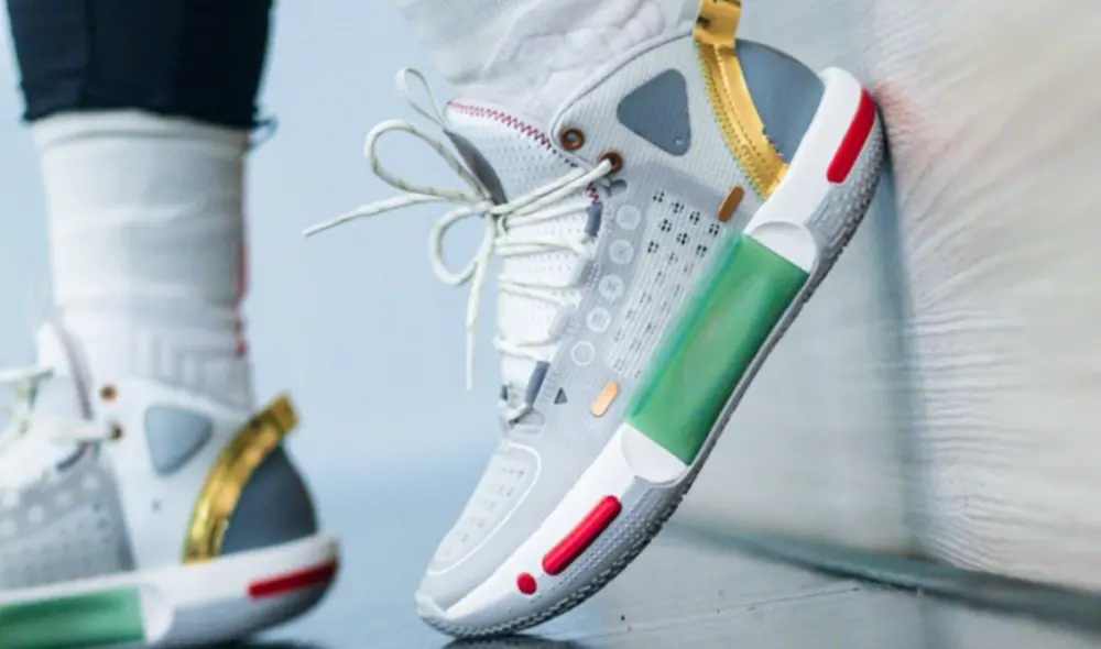 Alternative view of Giày Lining Wade Shadow 4 Jade 'White Green' ABPS057-5