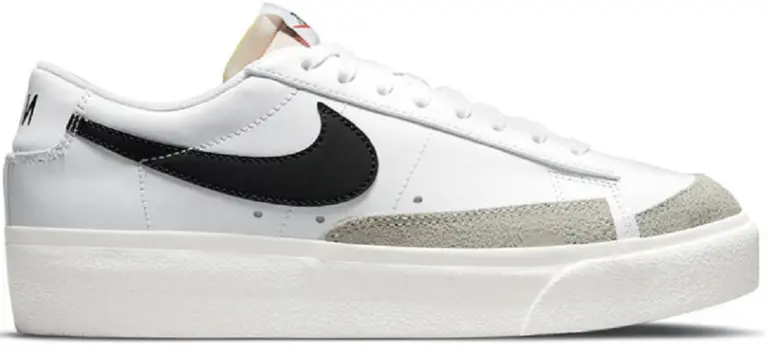 Giày Nike Blazer Low Platform 'White Black' DJ0292-101