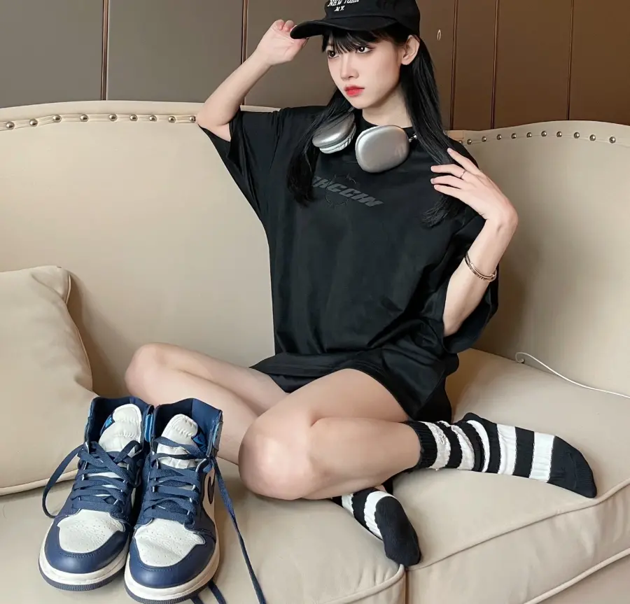 Alternative view of Giày Nike Air Jordan 1 Retro High GG 'Blue Moon' 332148-407
