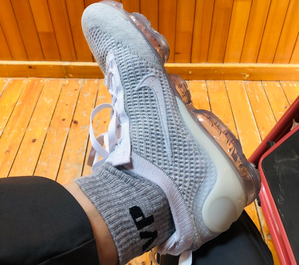 Giày Nike Air Vapormax Flyknit 2021 Pure Platinum DC4112-100 - Ảnh 2