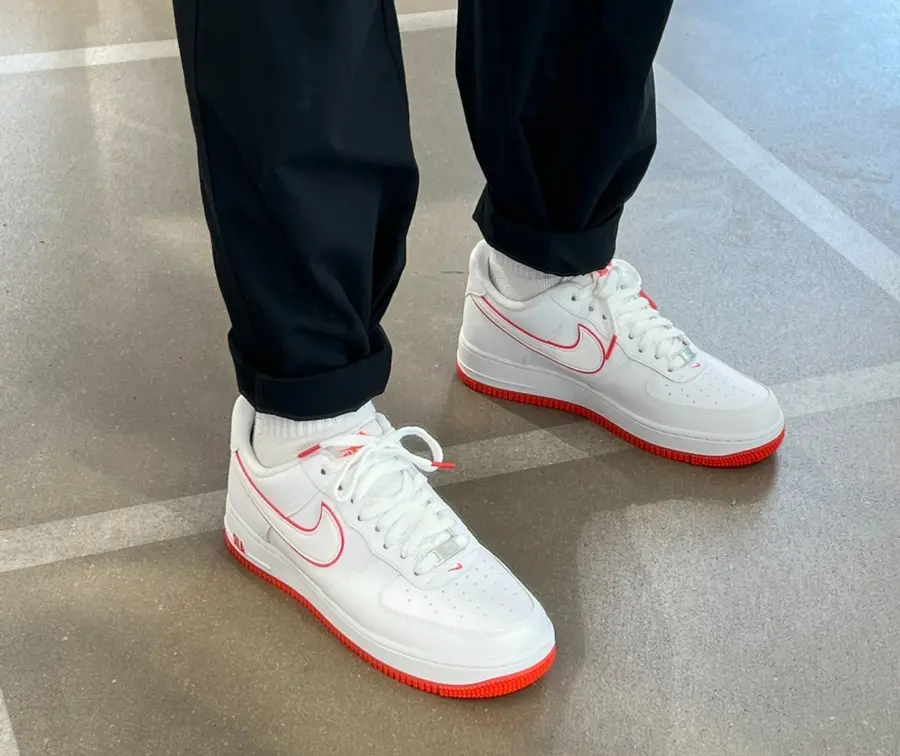 Alternative view of Giày Nike Air Force 1 Low 'White Orange' DV0788-102