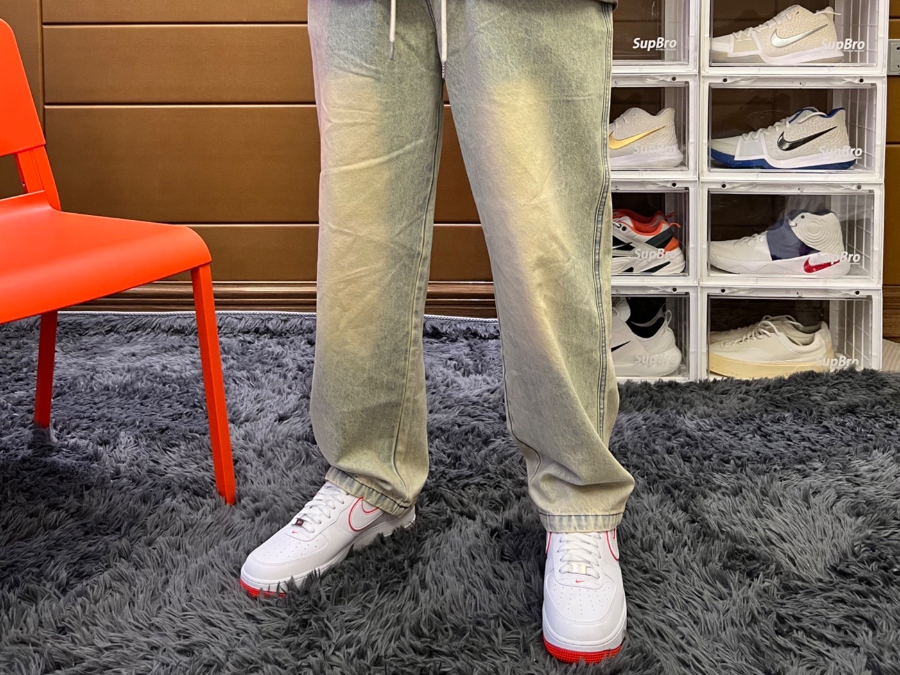Giày Nike Air Force 1 Low 'White Orange' DV0788-102 - Ảnh 4