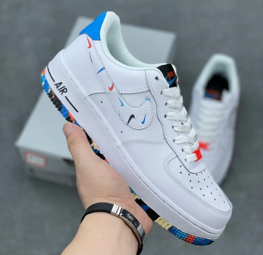 Giày Nike Air Force 1 LV8 GS 'Swoosh Pack' DM7597-100 - Ảnh 4