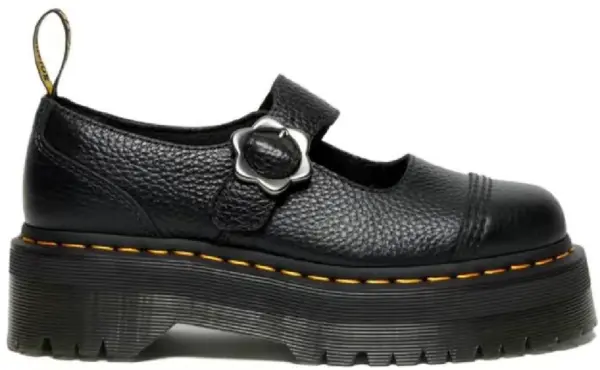 Giày Dr.Martens Addina Flower Buckle 'Black' 27644001