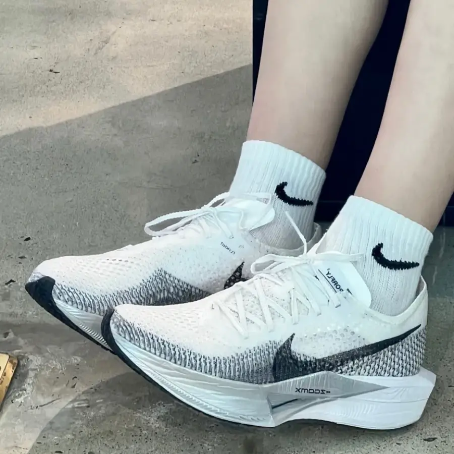 Giày Nike Spring Zoomx Vaporfly Athletic 'White Silver' DV4129-100 - Ảnh 5