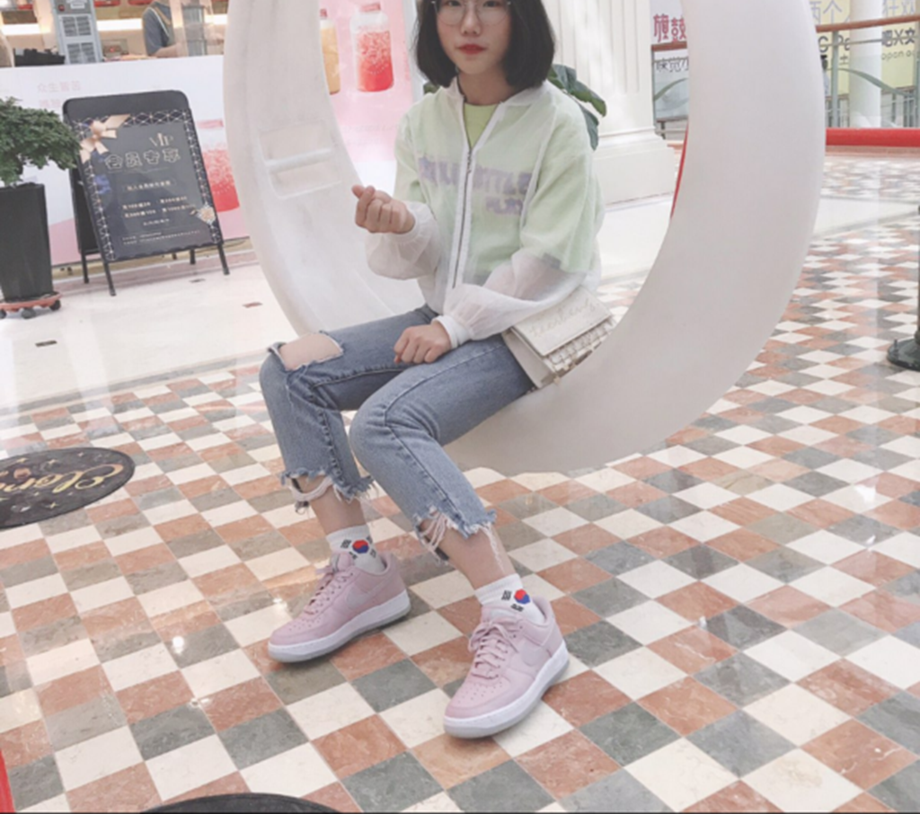 Giày Nike Air Force 1 '07 Essential 'Plum Chalk' AO2132-500 - Ảnh 3