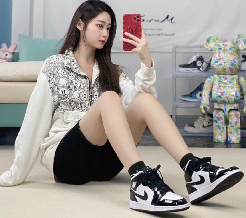 Giày Nike Air Jordan 1 Mid SE GS 'All Star 2021' DD2192-001 - Ảnh 7