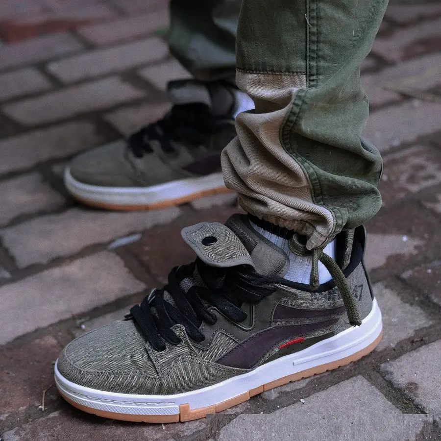 Alternative view of Giày Li Ning Weiwu Pro 'Khaki Green' AECR047-1