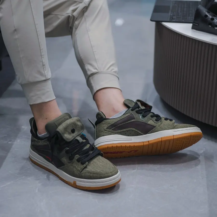 Giày Li Ning Weiwu Pro 'Khaki Green' AECR047-1 - Ảnh 3