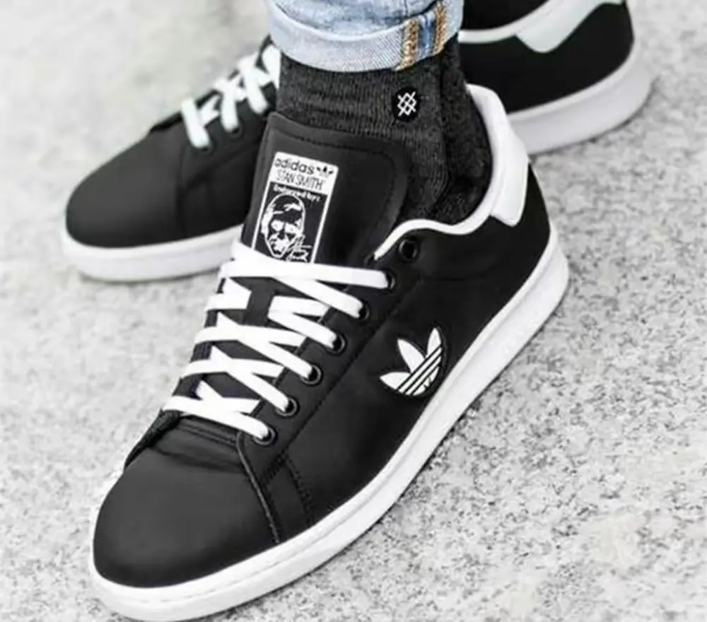Giày Adidas Stan Smith 'Core Black' BD7452 - Ảnh 3