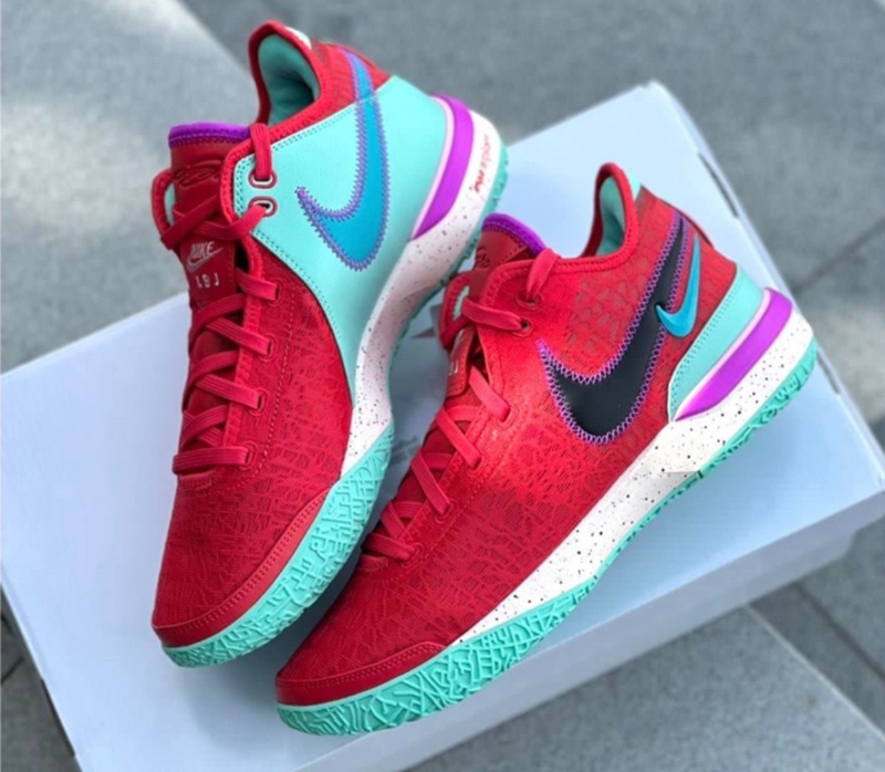 Giày Nike Zoom LeBron NXXT Gen 'Track Red' DR8784-600 - Ảnh 3