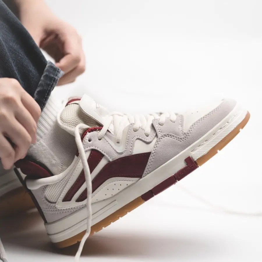 Giày Li Ning Weiwu Skateboard Cultural 'Red White' AECR074-4 - Ảnh 7