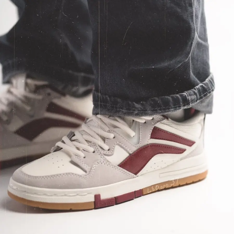 Giày Li Ning Weiwu Skateboard Cultural 'Red White' AECR074-4 - Ảnh 6