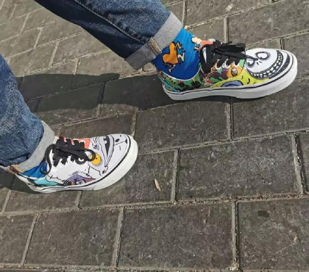 Giày Vans The Nightmare Before Christmas x Era 'Halloweentown' VN0A4BV4T2T - Ảnh 3