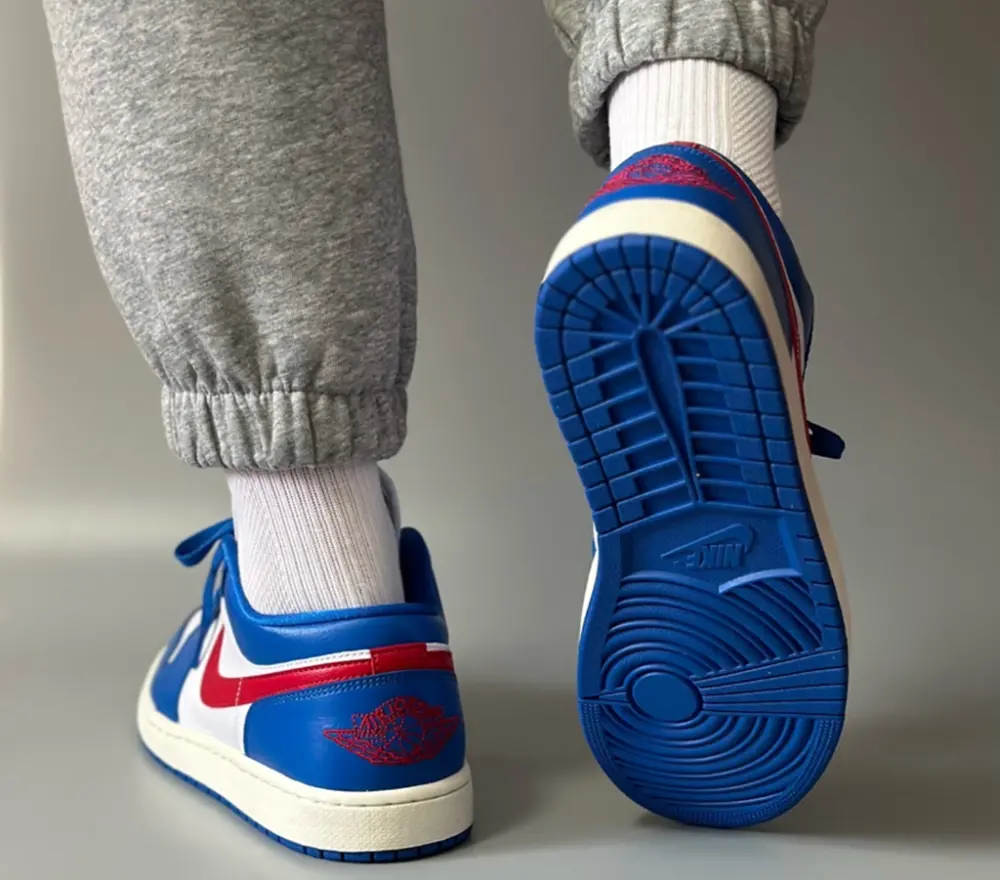 Giày Nike Air Jordan 1 Low ‘Sport Blue’ DC0774-416 - Ảnh 5