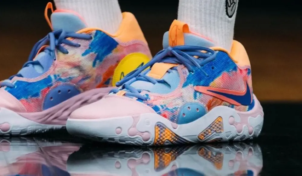 Giày Nike PG 6 EP 'Painted Swoosh' DO9823-100 - Ảnh 4