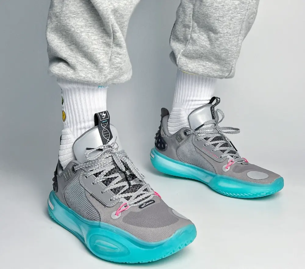Giày Li-Ning Wade All City 11 'Grey Teal' ABAT005-5 - Ảnh 3