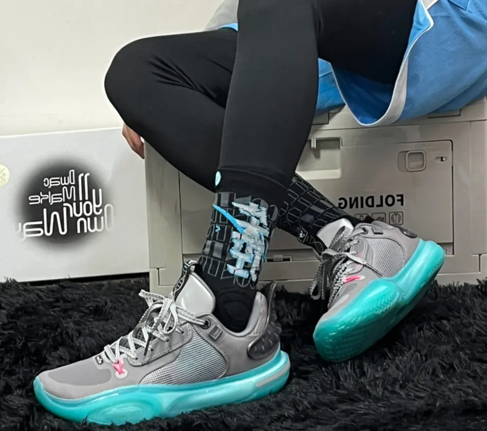 Giày Li-Ning Wade All City 11 'Grey Teal' ABAT005-5 - Ảnh 4