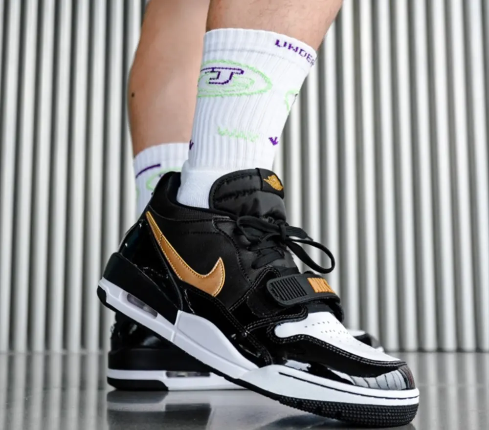 Giày Nike Jordan Legacy 312 Low 'Black Metallic Gold' CD7069-071 - Ảnh 5