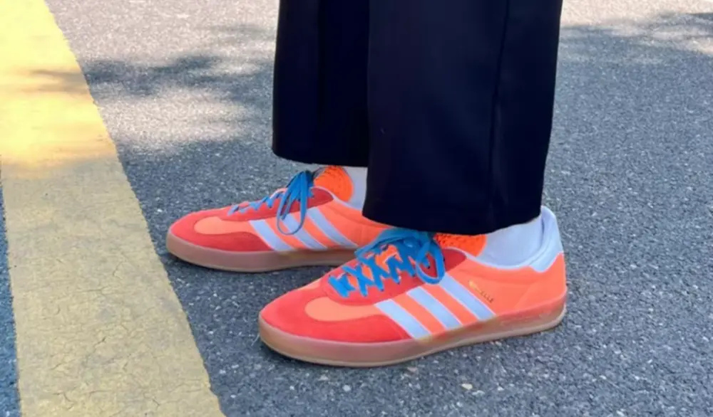 Alternative view of Giày Adidas Gazelle Indoor 'Beam Orange Gum' HQ9016