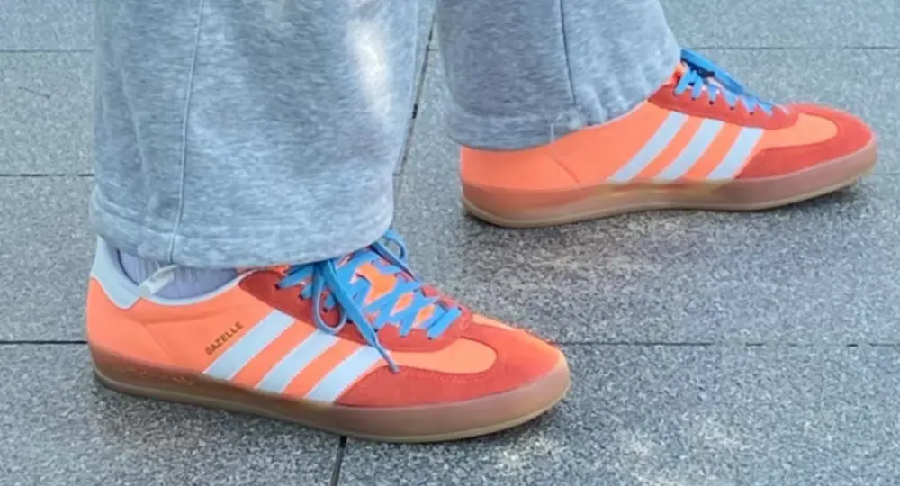 Giày Adidas Gazelle Indoor 'Beam Orange Gum' HQ9016 - Ảnh 4