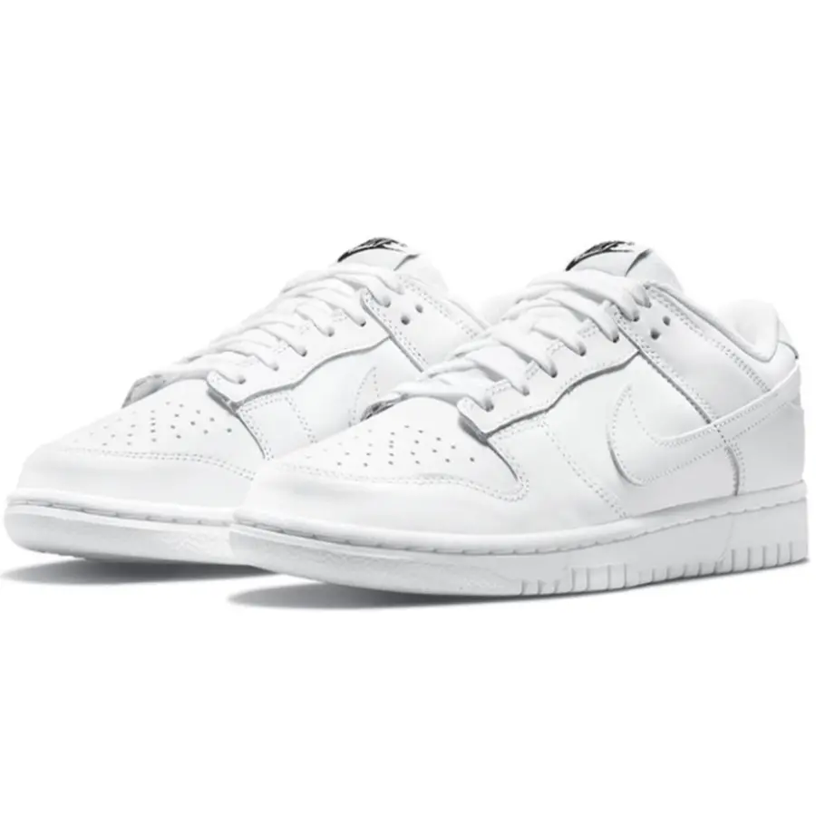 Giày Nike Wmns Dunk Low 'Triple White' DD1503-109 - Ảnh 6