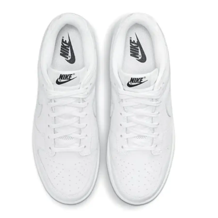 Giày Nike Wmns Dunk Low 'Triple White' DD1503-109 - Ảnh 8
