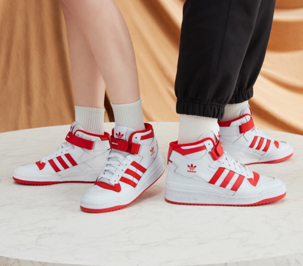 Giày Adidas Originals Forum Mid 'Cloud White Vivid Red' GY5819 - Ảnh 3