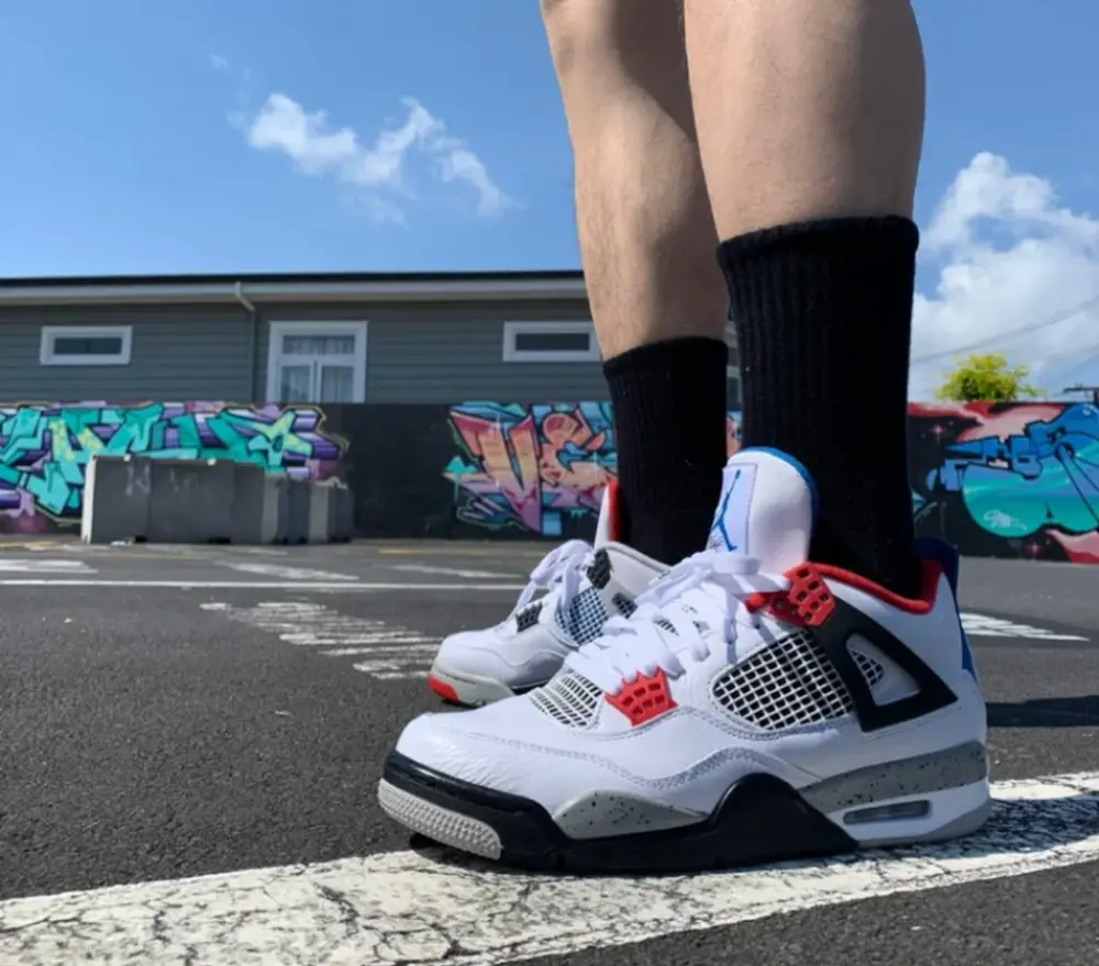 Giày Nike Air Jordan 4 Retro SE GS 'What The 4' 408452-146 - Ảnh 5