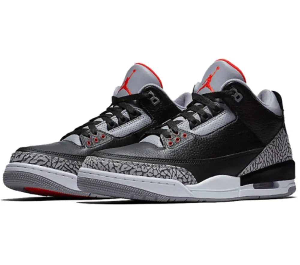 Giày Nike Air Jordan 3 Retro OG 'Black Cement' 2018 854262-001 - Ảnh 3