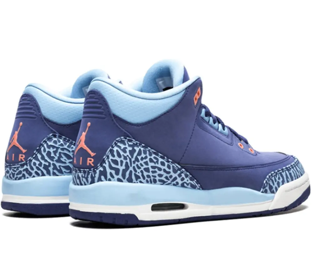 Alternative view of Giày Nike Air Jordan 3 Retro GS 'Purple Dust' 441140-506