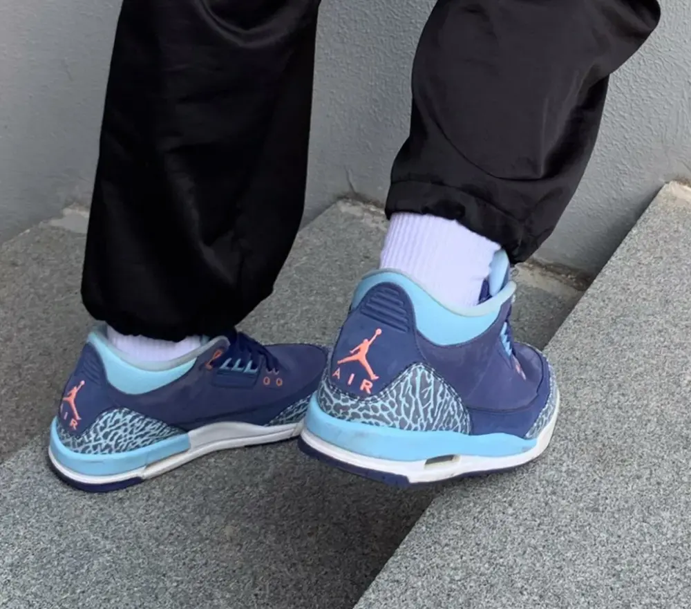 Giày Nike Air Jordan 3 Retro GS 'Purple Dust' 441140-506 - Ảnh 4