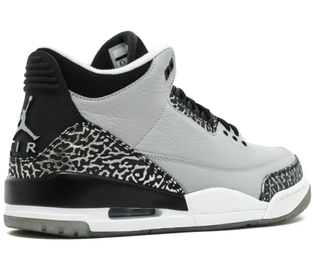 Giày Nike Air Jordan 3 Retro 'Wolf Grey' 136064-004 - Ảnh 3