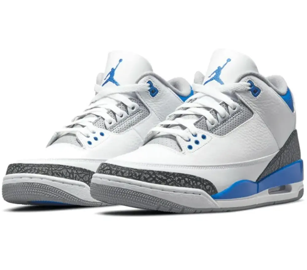 Alternative view of Giày Nike Air Jordan 3 Retro 'Racer Blue' CT8532-145