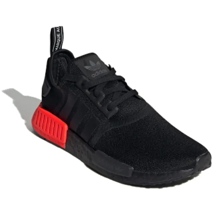 Alternative view of Giày Adidas NMD R1 Core Black 'Solar Red' EE5107
