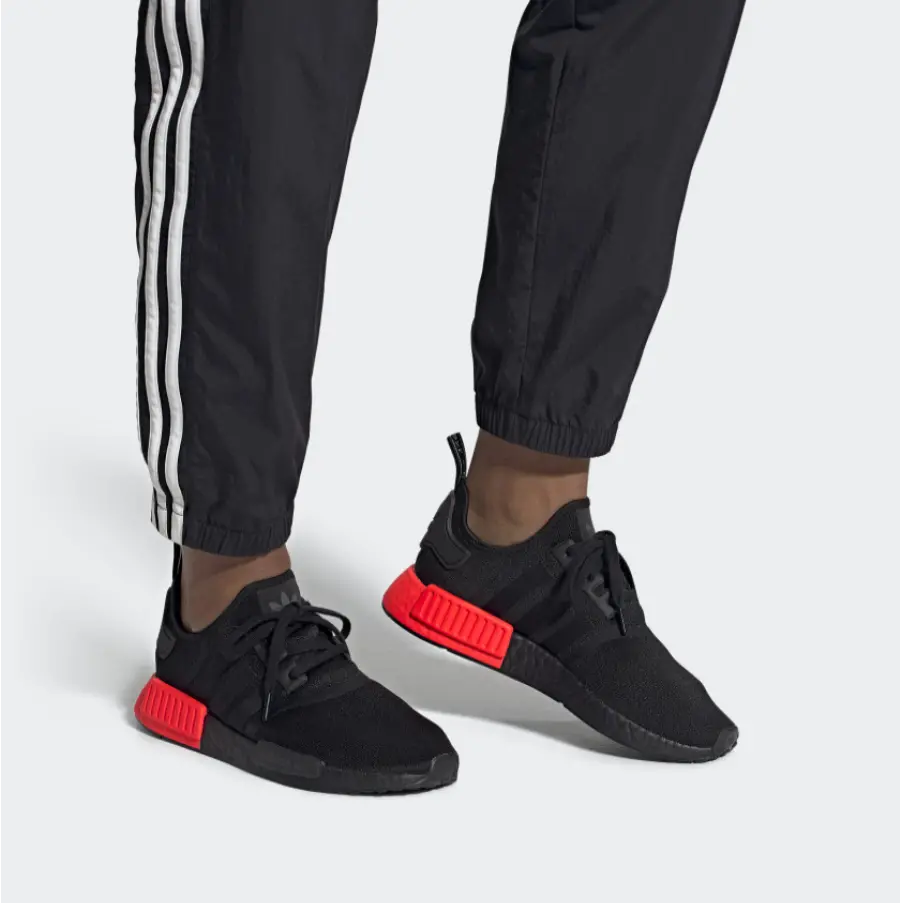 Giày Adidas NMD R1 Core Black 'Solar Red' EE5107 - Ảnh 3