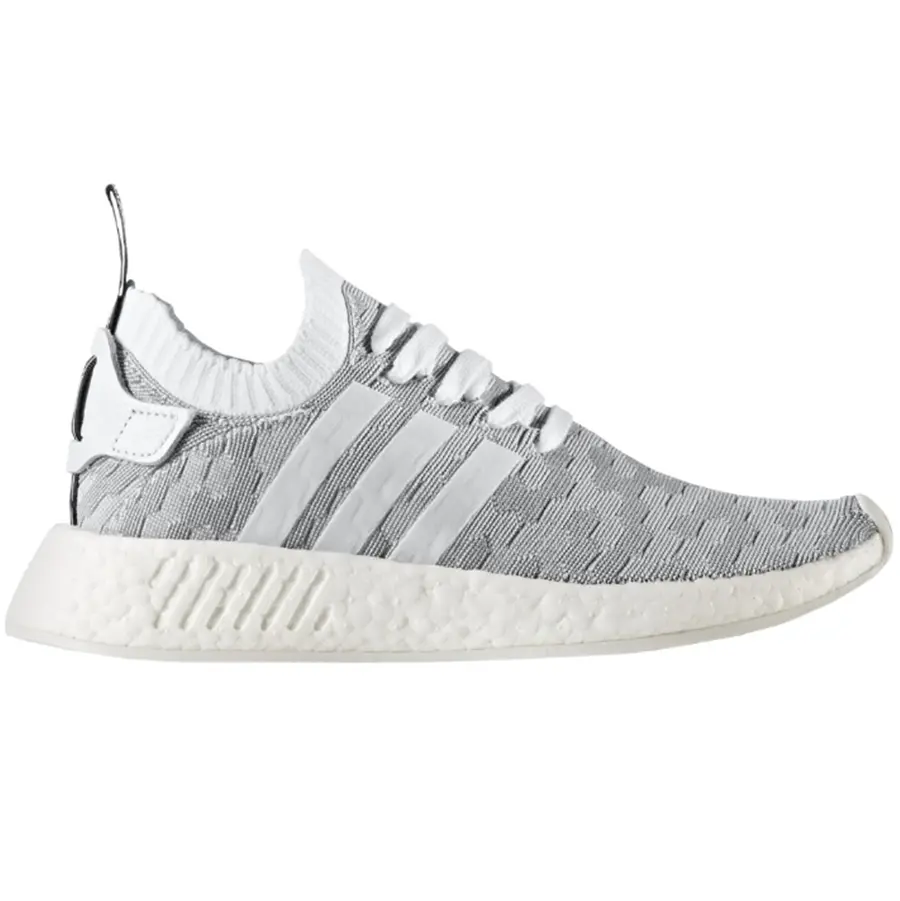 Giày Adidas NMD_R2 Primeknit 'White Black Pink' BY9520