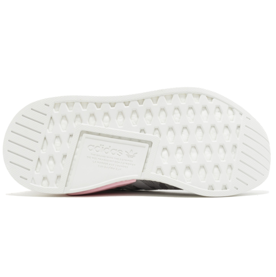 Giày Adidas NMD_R2 Primeknit 'White Black Pink' BY9520 - Ảnh 3