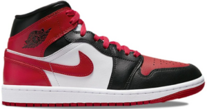 Giày Nike Air Jordan 1 Mid 'Alternate Bred Toe' BQ6472-079