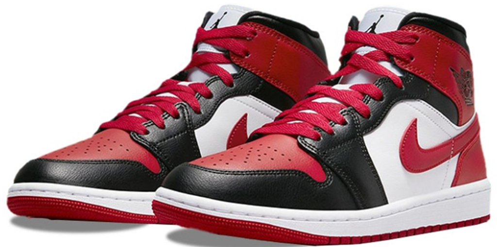 Giày Nike Air Jordan 1 Mid 'Alternate Bred Toe' BQ6472-079 - Ảnh 6