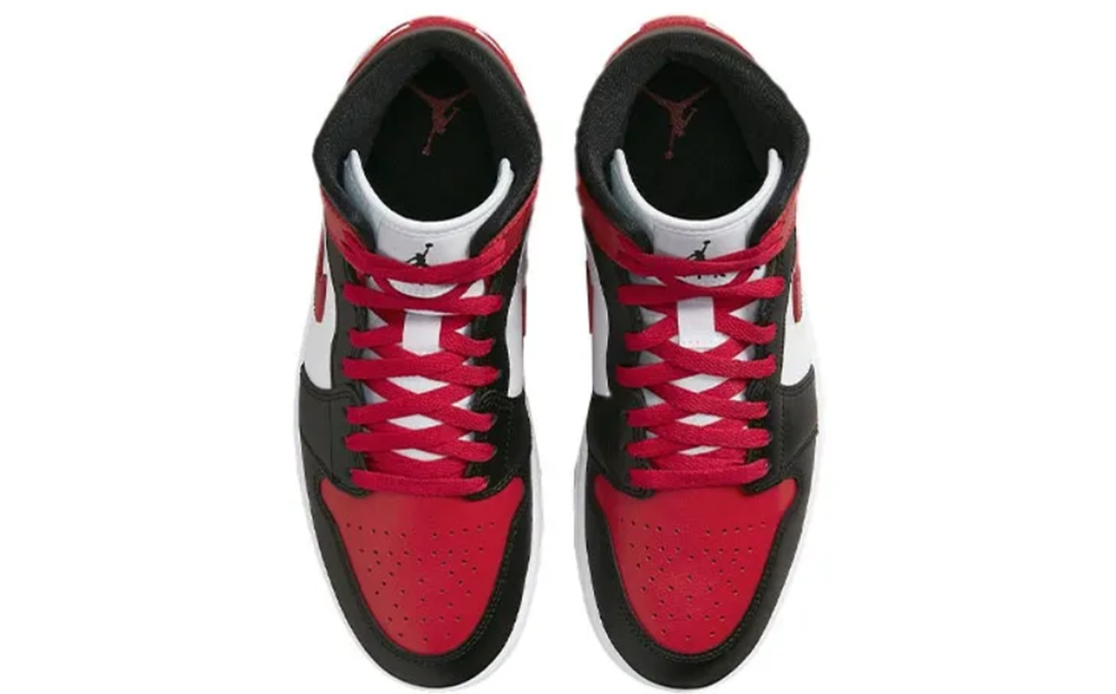 Giày Nike Air Jordan 1 Mid 'Alternate Bred Toe' BQ6472-079 - Ảnh 5