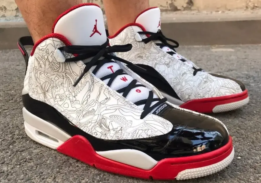 Giày Nike Jordan Dub Zero 'Varsity Red' 311046-116 - Ảnh 5