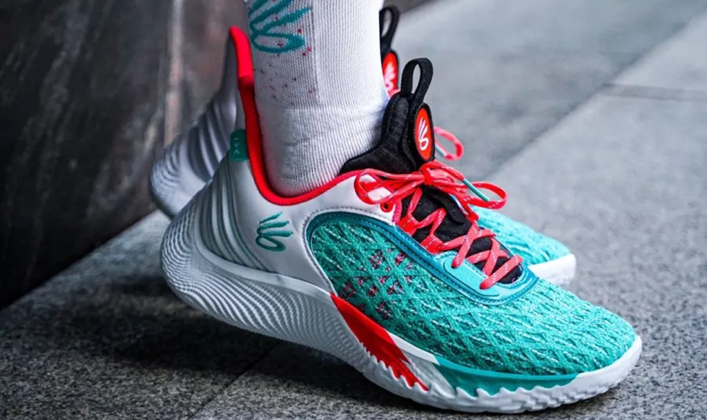 Giày Under Armour Curry Flow 9 'White Neptune' 3026091-116 - Ảnh 3